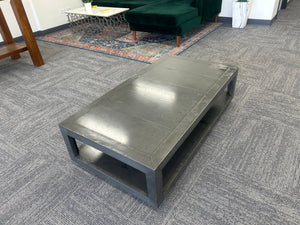 Restoration Hardware LaSalle Metal-Wrapped Coffee Table