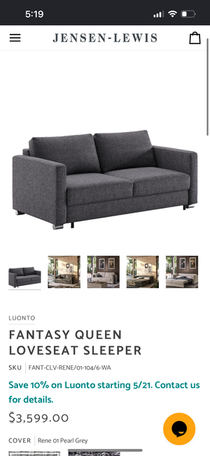 Luonto Fantasy Queen Sleeper Sofa (Zodiac)