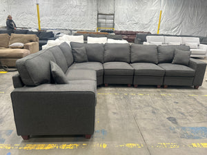 6-Pc Modular Dark Gray Sectional