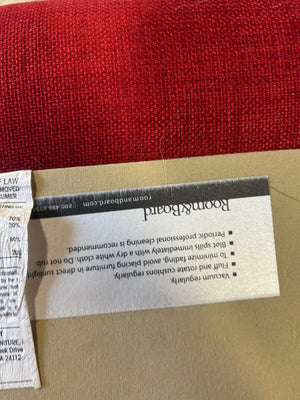 Room & Board 86” Red MCM Sofa