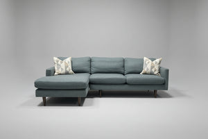 Room & Board Jasper Chaise Sectional (Tepic Haze)