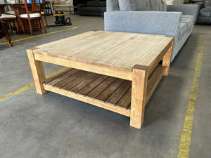 Crate & Barrel Edgewood Square Coffee Table