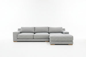 West Elm Dalton 2-Piece Chaise Sectional (Graphite)