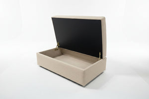 Crate & Barrel Lounge 43” Storage Ottoman