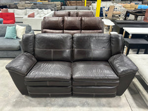 La-Z-Boy Leather Recliner Sofa (Espresso)