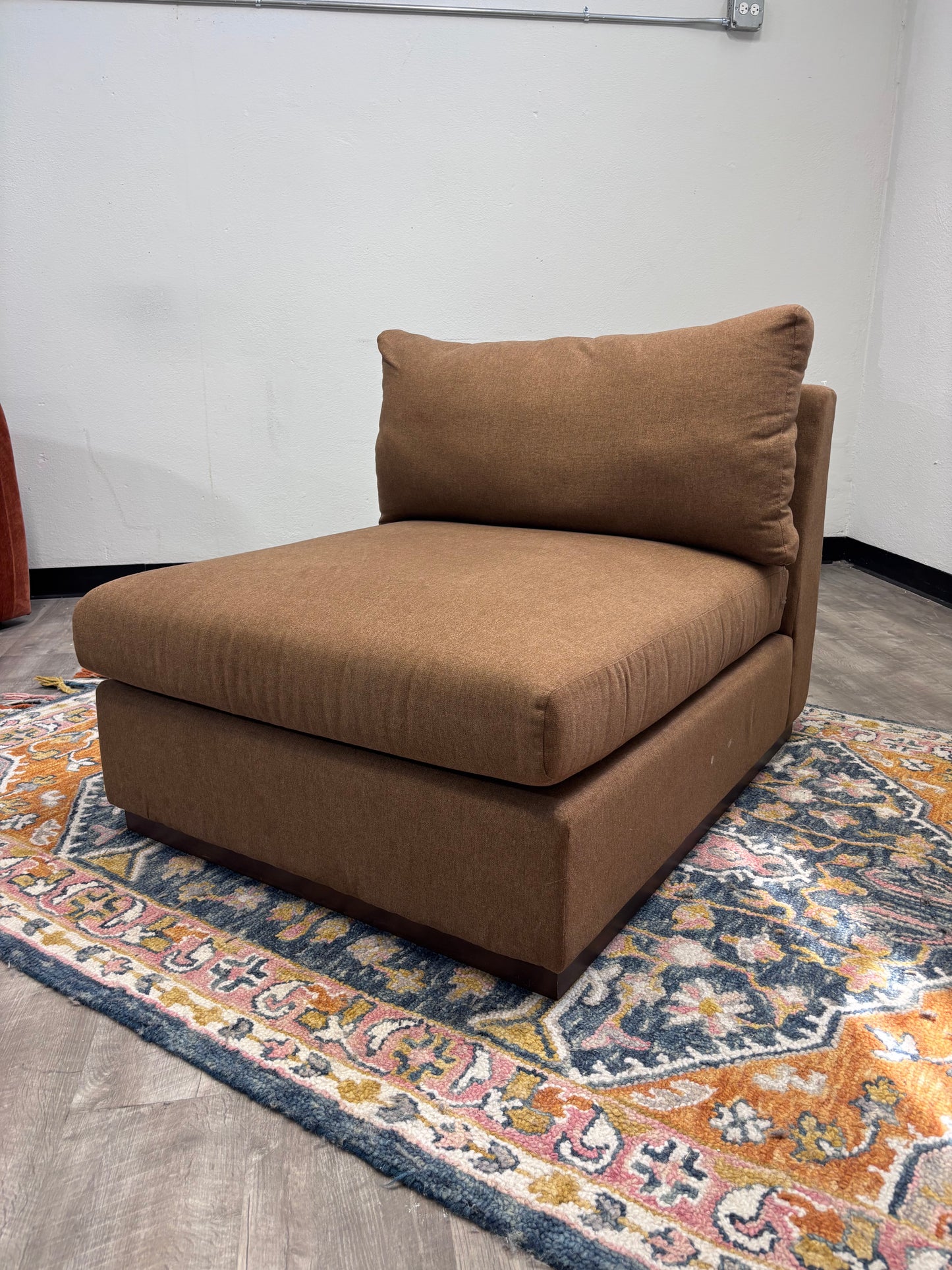 BRAND-NEW Brown Joybird Armless Chair