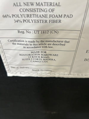 RH Fulham Leather Sofa (Matador Nutmeg)