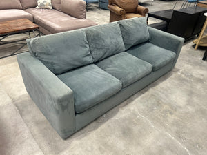 Room & Board Blue Velvet Taft Sofa (by American Leather)