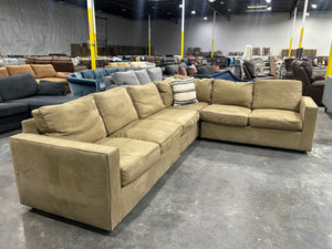Arhaus 4-Pc Dune L-Shaped Sectional (Camel)