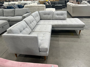 West Elm Peggy Mid-Century Chaise Sectional