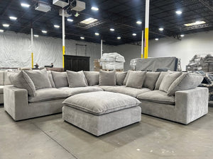 Aiden & Ivy Sereen 6-Pc Modular Sectional (Taupe)