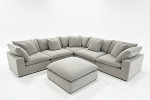 Aiden & Ivy Sereen 6-Pc Modular Sectional (Taupe)