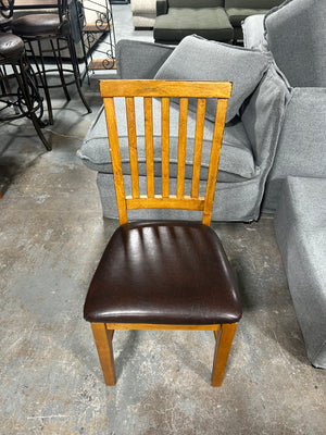 Wood & Leather Chair