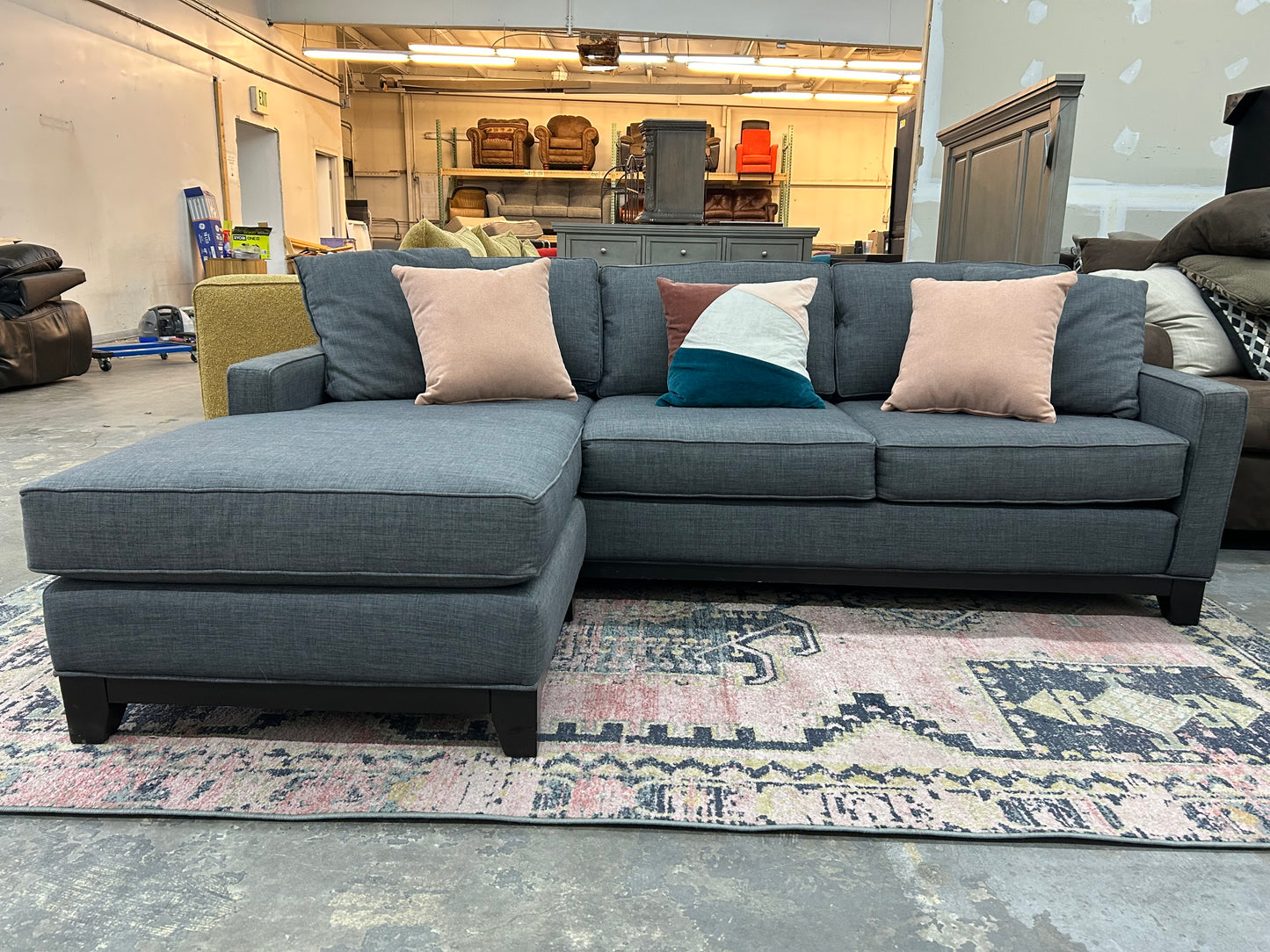 Gray Jonathan Louis Chaise Sectional