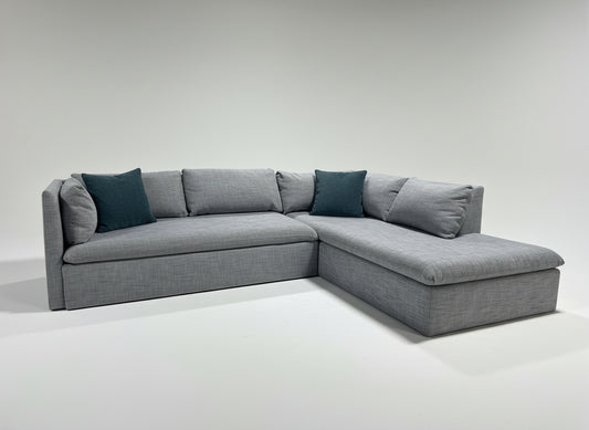 West Elm Shelter 2-Piece Bumper Chaise Sectional