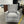 Tufted Light Gray Fabric Glider Chair