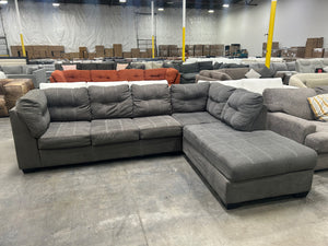 Ashley Grey Chaise Sectional