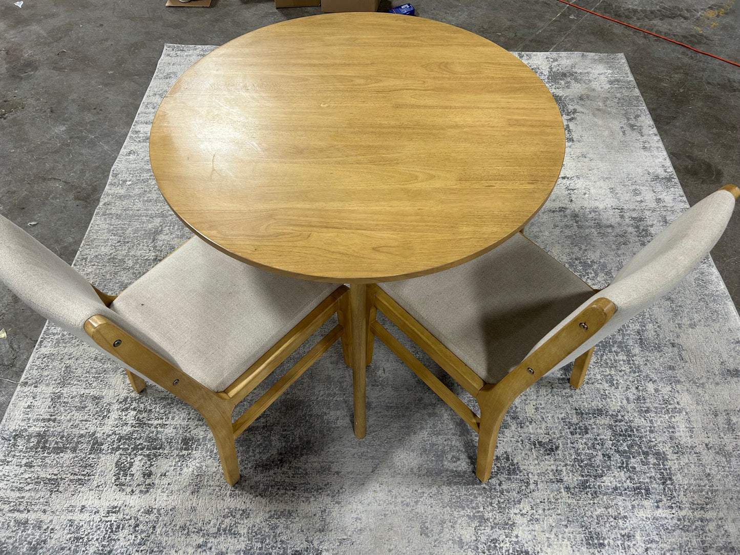 Modern Wood Breakfast Table & Chairs