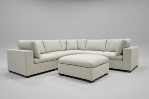 Thomasville Lowell 6-Piece Modular Sectional (Light Gray)