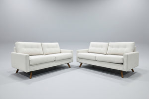 Joybird Hopson Apartment Sofa Set (Telly Pearl)