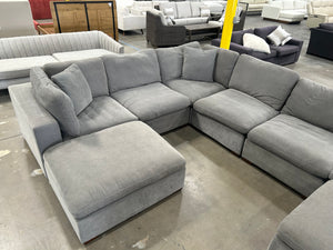 Thomasville Lowell 8-Piece Modular Sectional (Dark Gray)