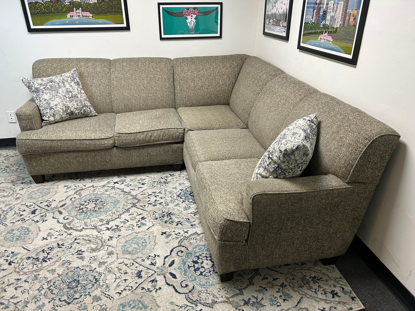 Taupe Flexsteel Sectional