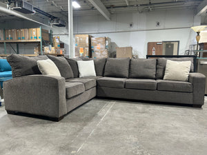 Modern Gray L-Shaped Sectional