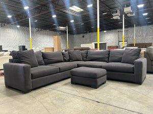 Room & Board 3-Pc Metro L-Shaped Sectional