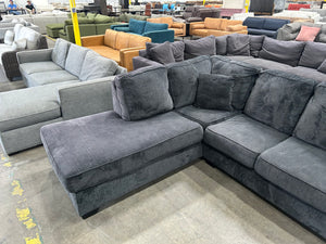 Ashley Dark Gray Chaise Sectional