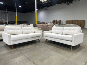 Joybird Hopson Apartment Sofa Set (Telly Pearl)