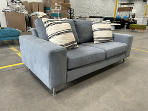 BoConcept Indivi 2-Seat Danish Sofa (Stone Gray)