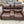 Brown Leather Recliner-Glider Sofa