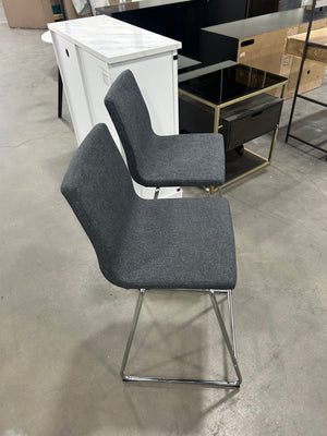 Contemporary Dark Gray Counter Stools