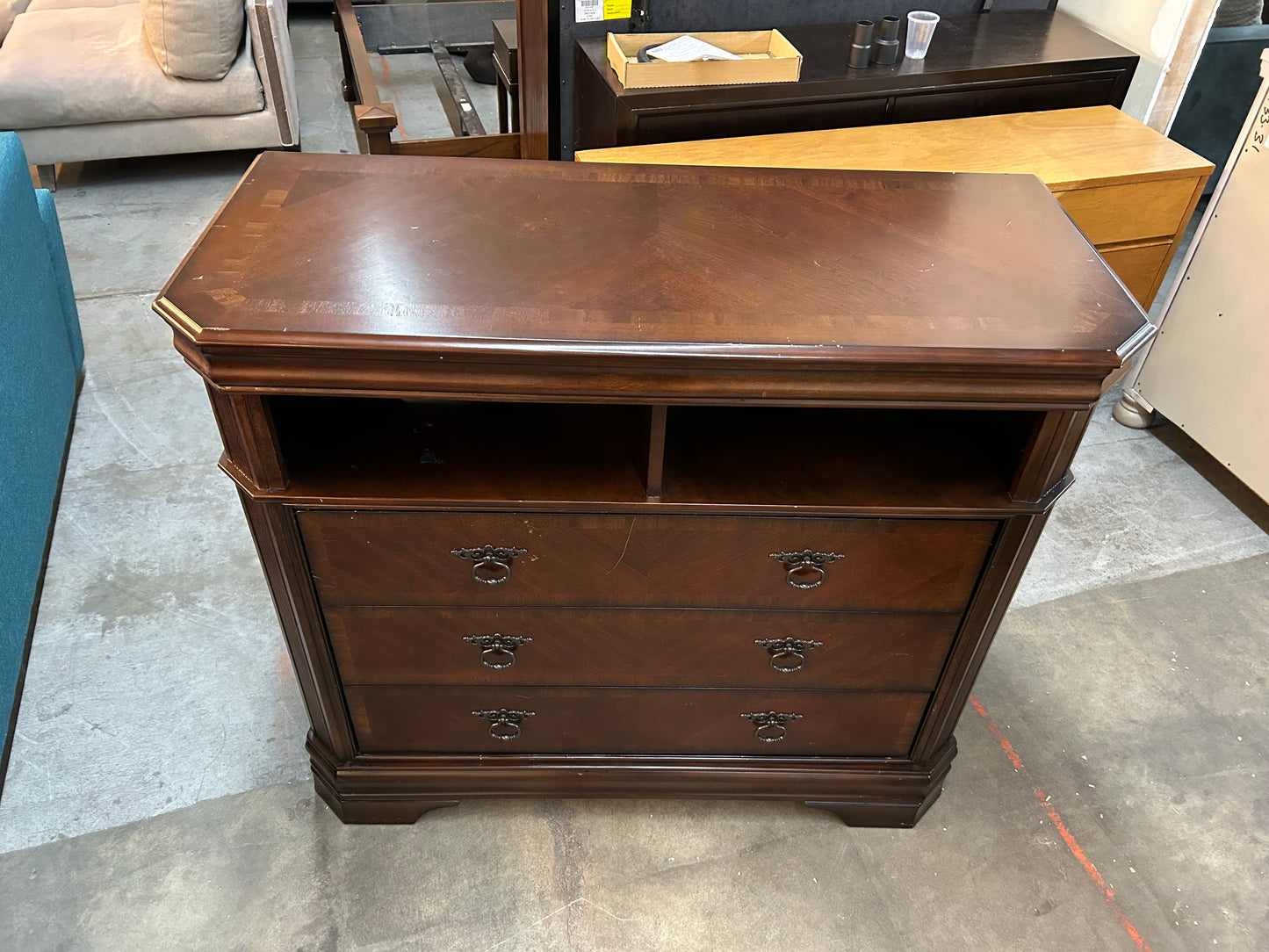 Classic Brown Wooden Dresser