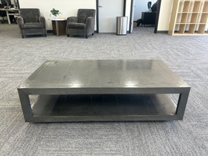 Restoration Hardware LaSalle Metal-Wrapped Coffee Table