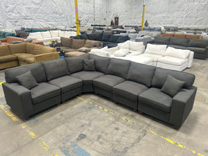 6-Pc Modular Dark Gray Sectional