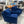 La-Z-Boy Navy Velvet Swivel Chair Set