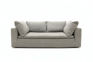 Restoration Hardware Cloud 84” Bench-Cushion Sofa (Charcoal)