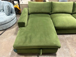 BRAND-NEW Joybird Holt Sectional w/Storage Chaise (Royale Forest)