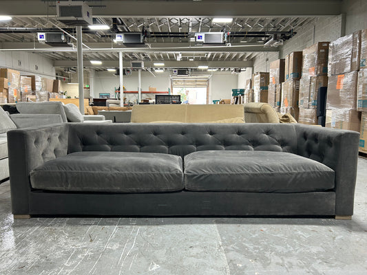Restoration Hardware Modena Tufted Shelter Arm Sofa