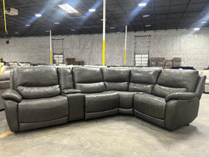 Gilman Creek Wylder 5-Pc Leather Power Reclining Sectional