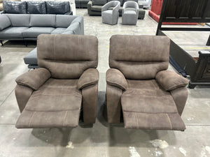 Henley Microsuede Glider Recliner Set