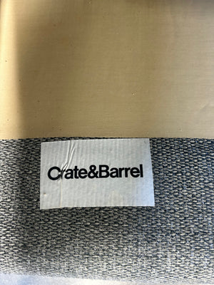 Crate & Barrel Light Gray Lounge Collection Sofa