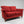 Davis & Shaw Studded Red Loveseat