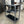Black Glass Bar Cart