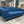 90'' Blue MCM Sofa