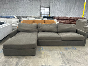 American Signature 2-Pc Gray Jasper Chaise Sectional