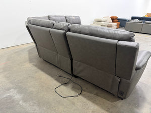 Wylder Leather Power Sectional