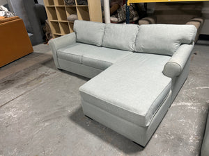 Jonathan Louis Turquoise Reversible Chaise Sectional