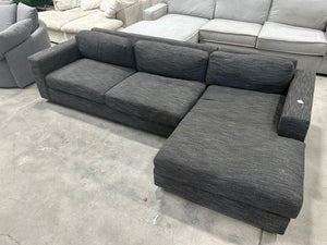 West Elm Urban 2-Piece Chaise Sectional (RAF)